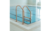 Rose-Gold Pool Ladder with Handrails Heavy-Duty Pool Ladder with Non-Slip Steps Sturdy Long-Lasting