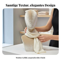 Velvet Mannequin Head Multi-Purpose Flocked Head Form Elegant Design