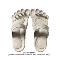 Five-Toe Sandals Foam-Like Slip-on Sandals Footwear Flat Sole Casual for Indoor Use