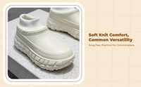 Waterproof foam sole house shoes for men and women