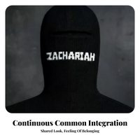 Black balaclava, full face warmth