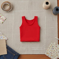 1/6 Scale Sleeveless Top Multiple Hues Available 1/6 Scale Vest 12 Inch Doll Sleeveless Shirt Ribbed Texture Toy Accessory
