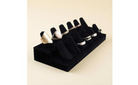Double-Layer Band Display Stand Flocked Double-Layer Band Stand Stepped Base