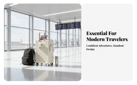 Multifunctional Suitcase Pressure-Resistant Hard Shell for Men, Students