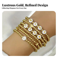 6 Pieces MAMA Letter Bracelet Set Mother's Day Gift MAMA Letter Bracelets