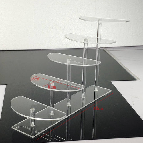 Acrylic Jewelry Display Stand Sturdy Structure Acrylic Jewelry Stand Detachable