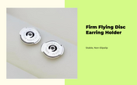 Earring Backs, 18K Gold Disc Fastener Stoppers, stable Silver Post Earring Lock, Non-Irritating, Replacement, Jewelry Making