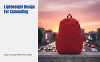 Urban Minimalist Backpack, Nylon School Bag, Breathable, Water-Resistant, for Teens, Travel, Random Color