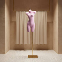 Lingerie Display Form Curvy Design Female Torso Mannequin Female Mannequin Torso Lightweight Adjustable Dress Form