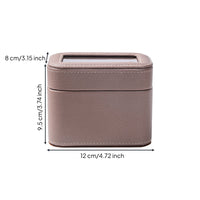 Portable Watch Holder Safeguarding Interior Portable Watch Organizer Long-Lasting Construction Clean-Clear