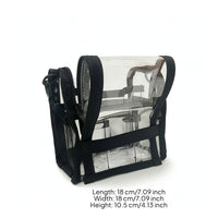 Cosmetic Case with Compartments Easy to Clean Transparent Cosmetic Bag