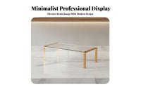 Acrylic Display Stand Versatile Use Acrylic Display Riser Easy to Clean U-Shaped Riser Shelf for Collectors, Shop Owners, Show Show, Store Counter