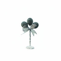 Glittering Balloon Car Decoration Ribbon Bow Accent Rhinestone Balloon Figurine