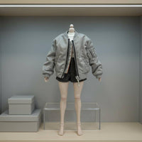 1/6 Scale Jacket Easy to Wear 1/6 Scale Figure Jacket Doll Outerwear Long-Lasting Collectible Accessory Stylish
