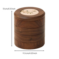 Rotating Jewelry Box Elegant Jewelry Box with Compartments Organized for Bedroom