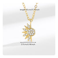 2 Pieces Attractive Couple's Necklace Meaningful Gift for Anniversary