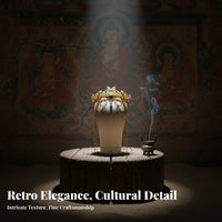 Traditional Chinese Hair Crown Exotic Design Traditional Chinese Headdress Grotto Design Tiara Intricate Filigree Ancient
