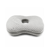 Side Sleeper Pillow with Ear Hole Ear Hole Pillow Checkerboard Textured