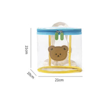 Wildlife Print Clear Backpack Cute Clear Jelly Backpack Easy to Clean for Beach