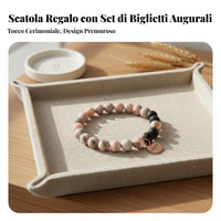 Lava Stone Bead Bracelet Sentimental Gift Natural Stone Bracelet Handmade