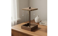 Rotating Jewelry Holder Minimalist Design Necklace Hanger Stand Rotatable