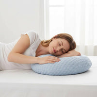 Ear Hole Pillow Hollow Center Design Piercing Pillow Portable Bedding Accessory for Travel