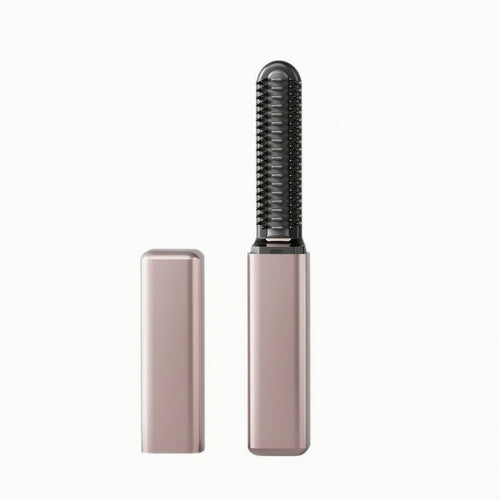 Hair Straightening Comb with Cap Portable Hair Straightener Comb Smooth