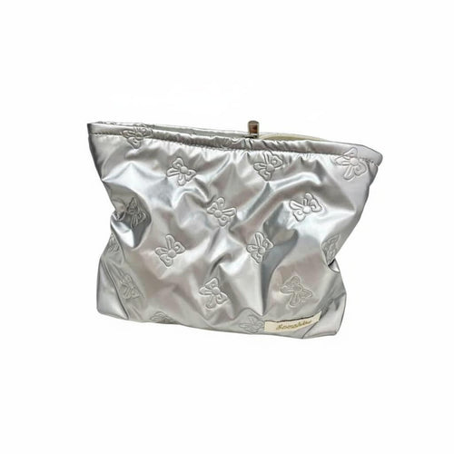 Korean Design Clutch Pouch Portable Quilted Cosmetic Case Lightweight for Women