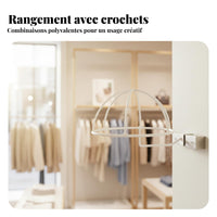 Metal Dome Hat Stand Space-Saving Dome Shaped Hat Rack Multi-Purpose for Closet