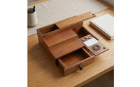 Perfume Organizer Box Retro Design Cologne Organizer Shelf Multilayer