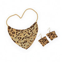Necklace and Earrings Set Dangling Jewelry Chunky for Photoshoots