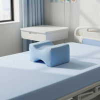 Knee Positioning Cushion Light Blue Side-Lying Cushion Hypoallergenic
