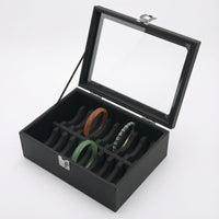 Bracelet Box with Clear Lid Rectangular Bangle Storage Box Safeguarding