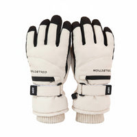 women's Ski Gloves Screen-Compatible Compatible Screen-Responsive Screen Winter Gloves Fastener Pocket Anti-Slip Palm for Skiers