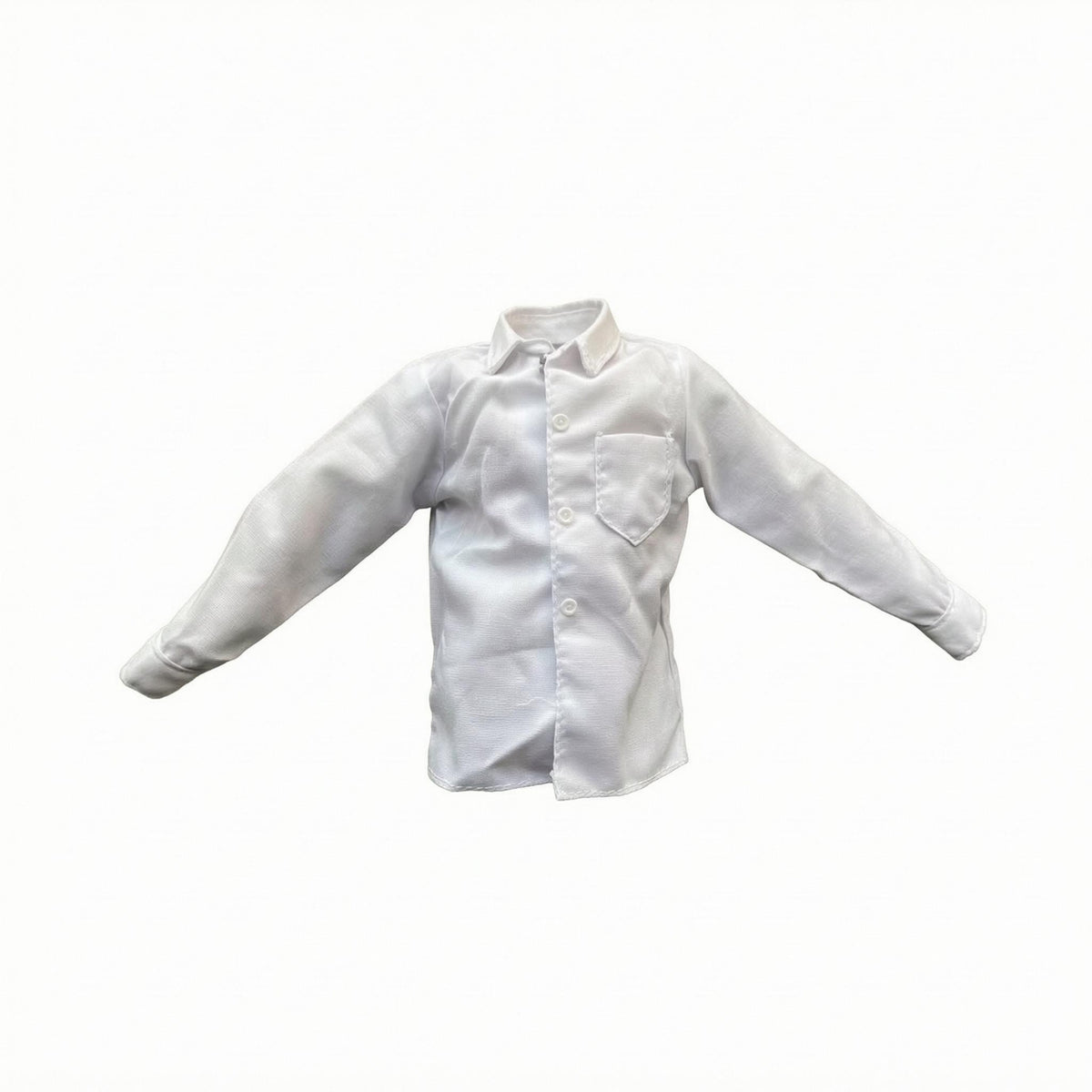 1/6 Scale Doll Shirt Pointed Collar Toy Clothing Plain Design