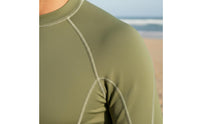 UPF 50+ Sun safeguard.5mm Neoprene Wave Shirt High Elasticity Long Sleeve Wetsuit Jacket Quick-Drying Long Sleeve Diving Top Chlorine Resistant for Surfing, Paddleboarding, Snorkeling, Beach