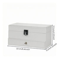 Jewelry and Watch Box Compartmentalized Storage Dust Proof