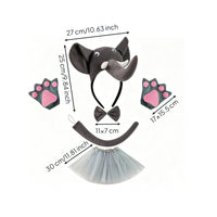 Elephant Headband 3D Design Dress-up Accessory Easy to Wear for Children
