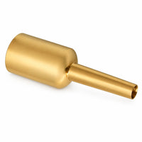 Brass Mouthpiece Polished Finish Cup-Shaped Mouthpiece Rounded Outer Edges