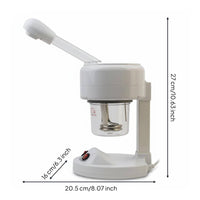 Press Screen Face Steamer Digital Display Beauty Appliance LED Light