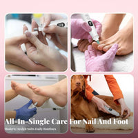 Electric Nail Drill Multi-Functional Portable Nail File Machine Multifunctional Personal Care Appliance for Beginners, Beauty Students, Travel, Salon
