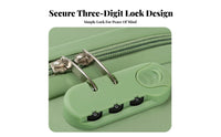 Stylish Design Lightweight Trolley Case Telescoping Handle Small Travel Suitcase Sturdy for Women, Men, Vacation, Vacations, Business Trip