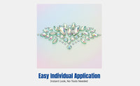 Glow Face Beads, Waterproof Resin Stickers, Party Accessory