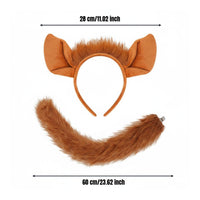 Animal Ear Headband Furry Texture Soft Animal Ears Soft and Comfortable