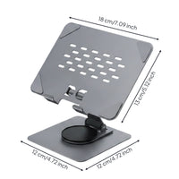 Tablet Stand, with Rotating Base Secure Tablet Holder with Rotating Base for Desk