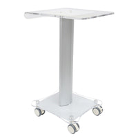 Beauty Cart with Acrylic Shelf Compact Beauty Cart with Handle Modern for Spas