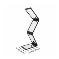 4 Panel Mirror Portable Tri-Fold Mirror Foldable for Haircut