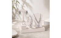 Jewelry Display Stand T-Shaped Tiered Necklace Holder Large Capacity