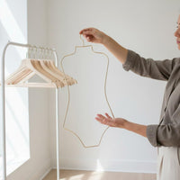 Swimsuit Display Hanger Lightweight Bikini Display Form Figure Form Hanger Rust-Resistant Single-Piece Design for Boutique