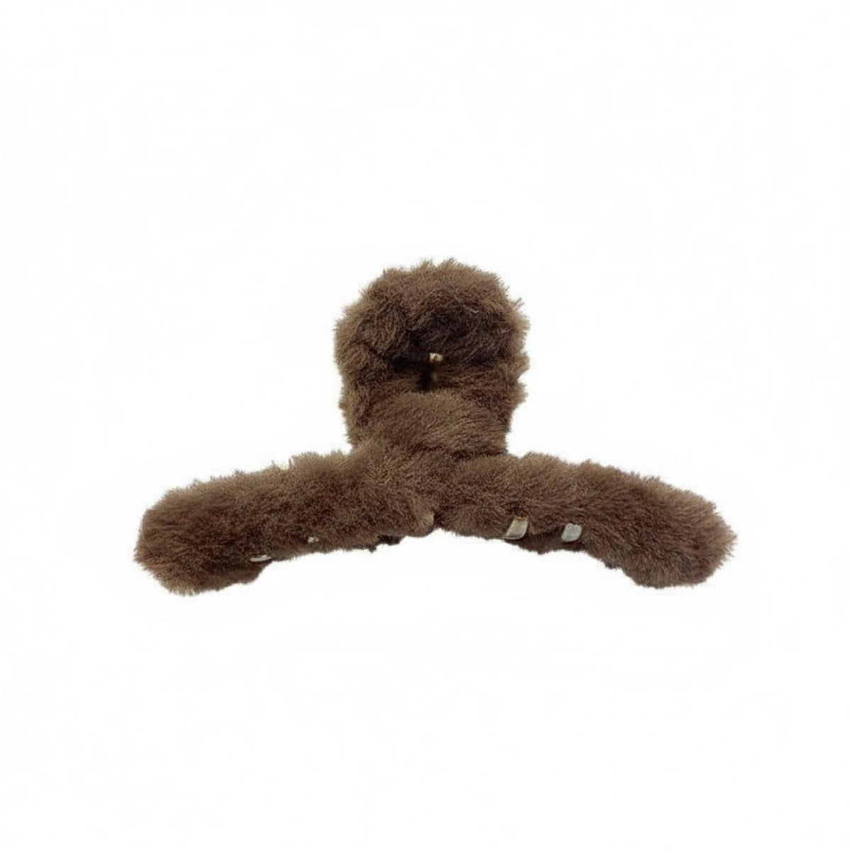 Furry Grip Fastener Korean Design Furry Fastener Furry Jaw Clamp Strong Hold Fuzzy Hair Clamp Nonslip for Women, Everyday Wear